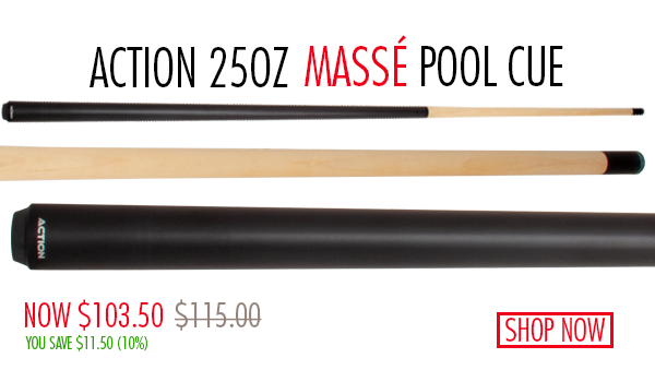 Action massé cue