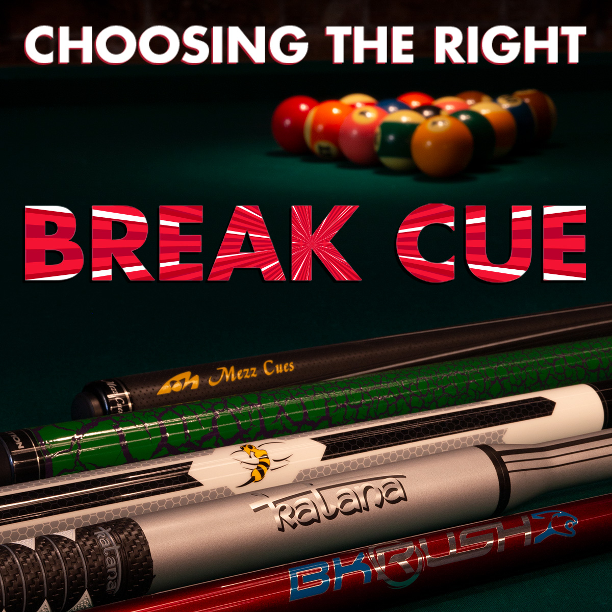 Mistyray pool cue