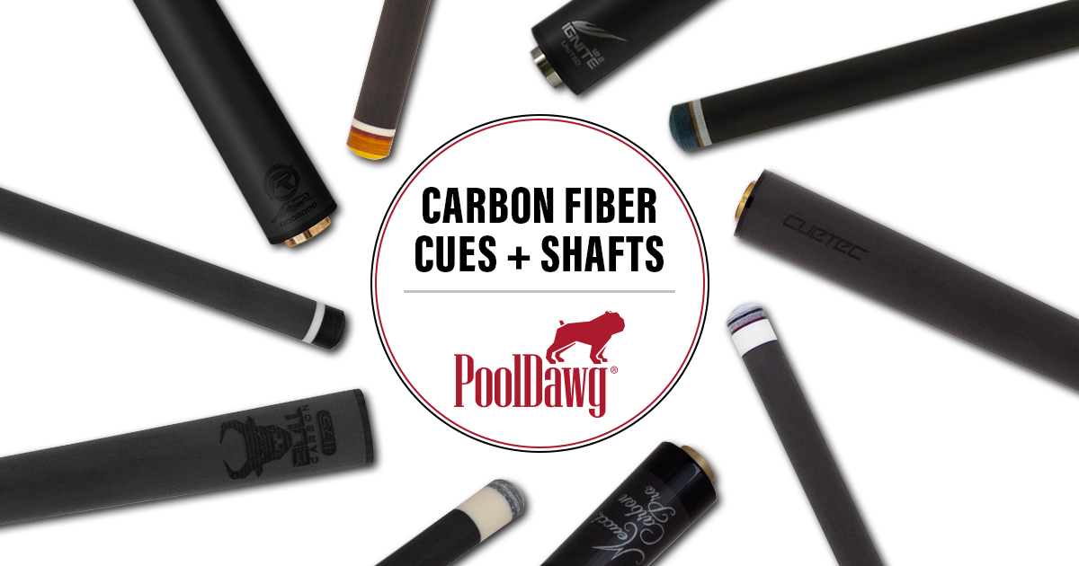 Carbon Fiber Pool Cue Shaft Carbon Fiber Pool Cue PoolDawg