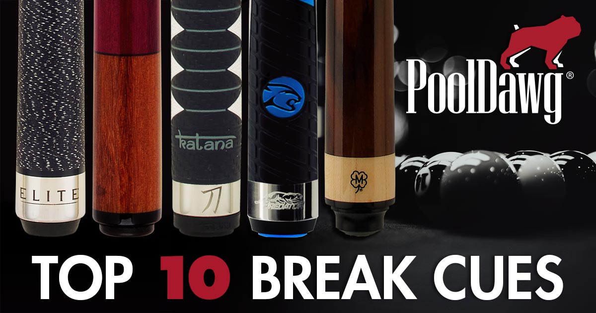 Top 10 Break Cues Header Image