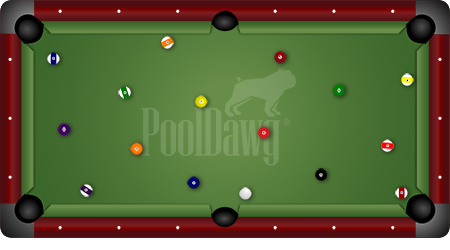 7-Foot Bar Pool Table