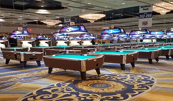 APA World Pool Championships pool tables