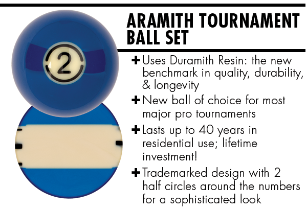 Aramith Tournament Belgian Pool Ball Set