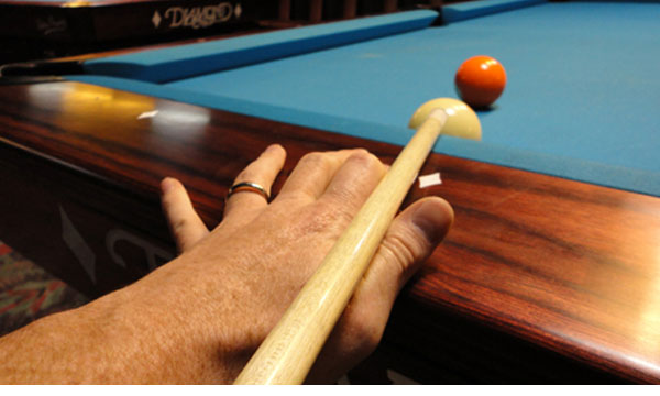 On the Rail Cue Ball Billiard Bridge