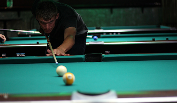 Controlling nerves during a pool tournament