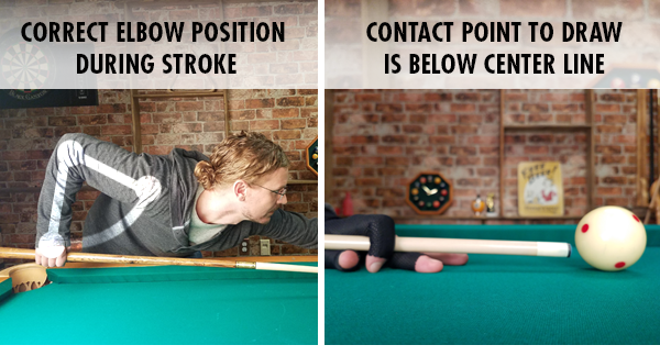 Billiards Correct Elbow Positioning