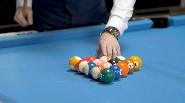 Identifying the gap between the balls in an 8-ball rack required to make the 8 ball on the break