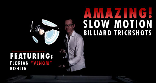 Slow Motion Billiard Trickshots