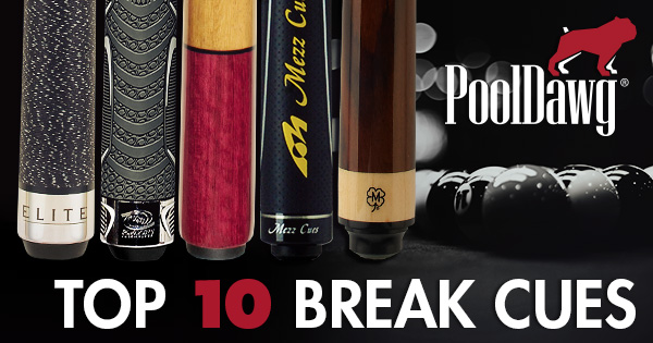 Top 10 Break Cues Header Image