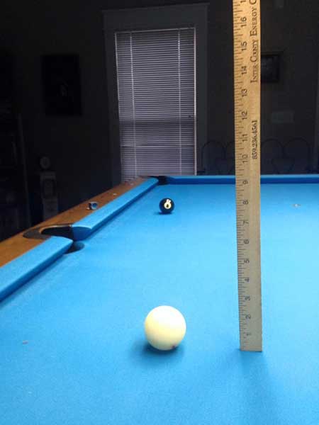 Measuring How Low to Go In Pool