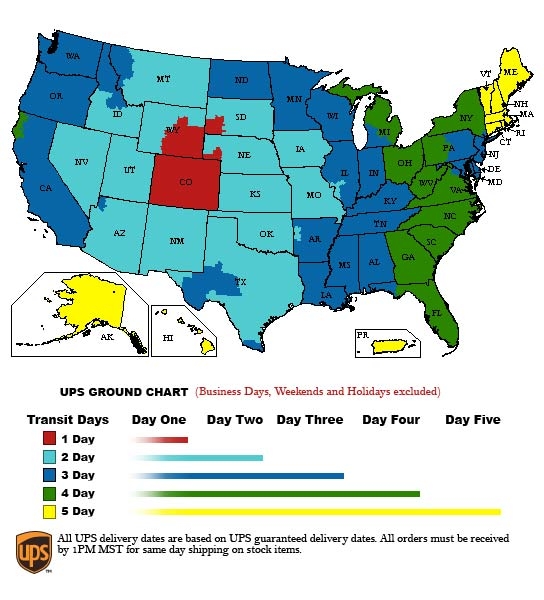 PoolDawg Shipping Services Map